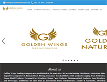 Tablet Screenshot of goldenwingstrading.com